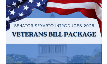 Senator Seyarto Announces Veterans Bill Package