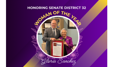 Senator Seyarto Selects Gloria Sanchez as the 32nd District  Woman of the Year